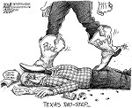 Cartoon by Adam Zyglis Texas Two Step