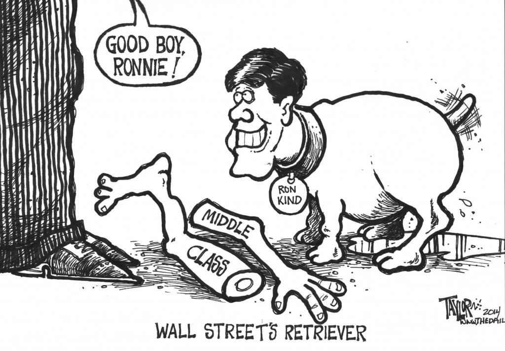 Rep.Kind's TPA Vote Betrays his Oath and Is Rewarded By his Wall Street Masters.