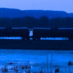 Oil Train Along the Mississippi River